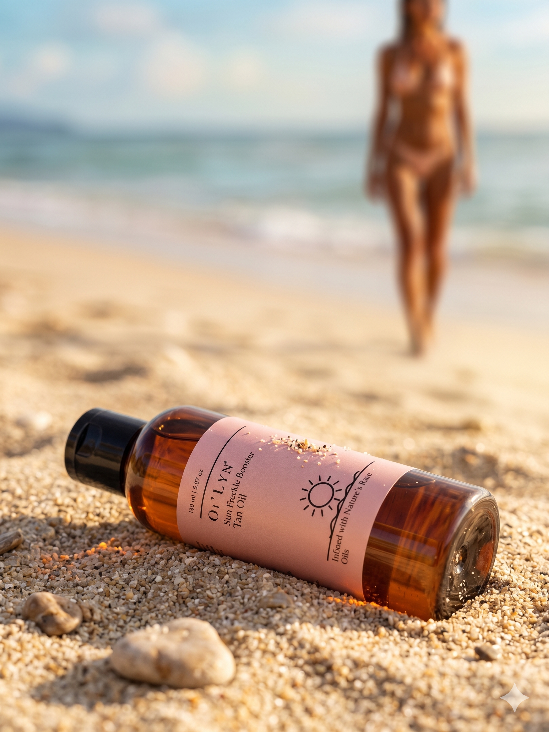Oi'LYN Solea Freckle Booster Tan Oil