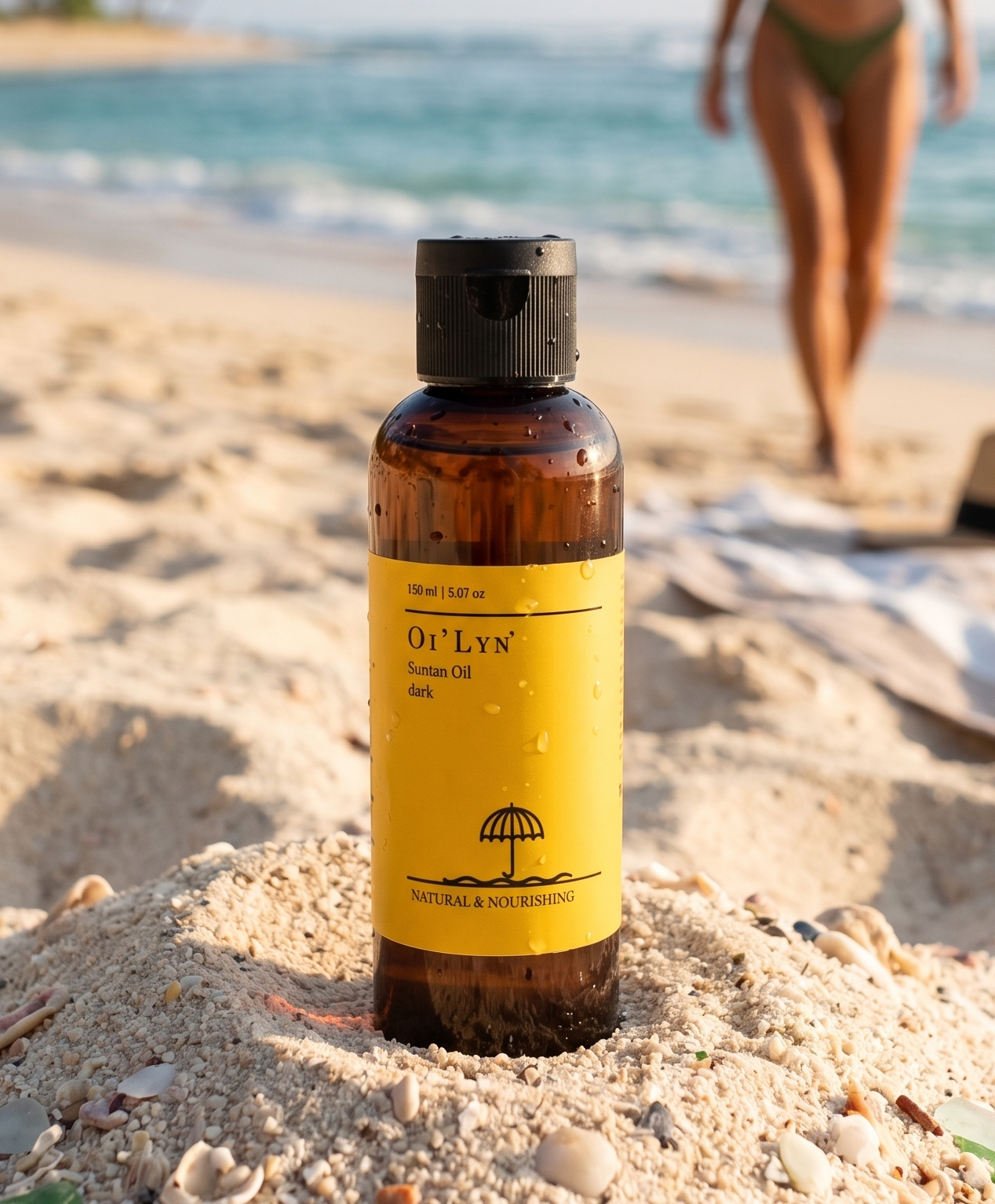Oi'LYN Suntan Oil Dark